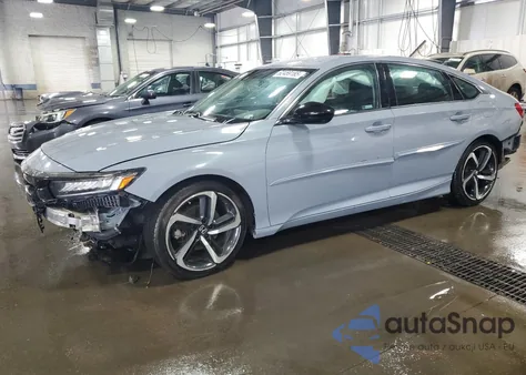 2021 Honda Accord Sport Se из США, поврежденный, VIN 1HGCV1F4XMA042126